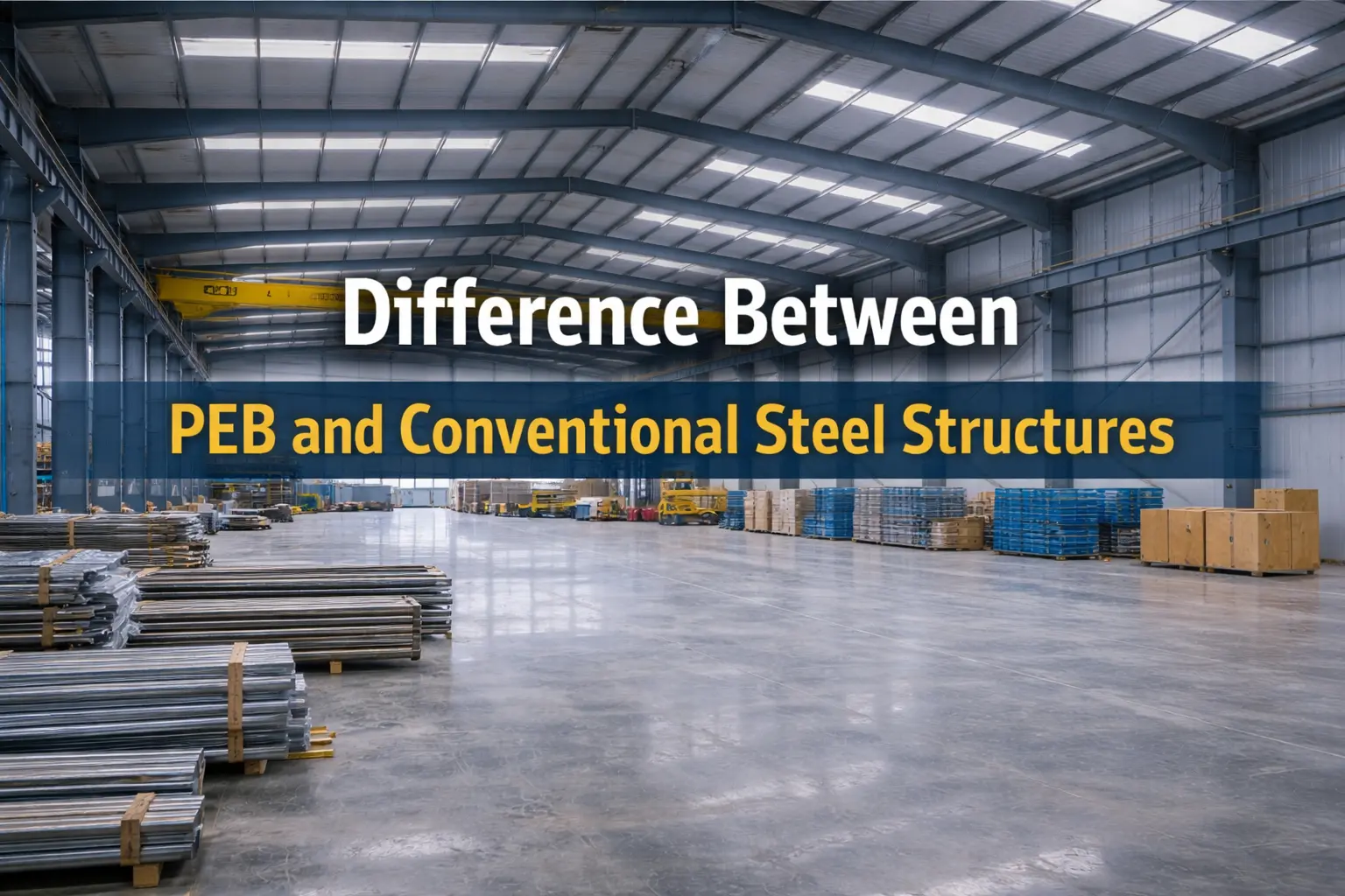 difference between PEB and conventional steel structures