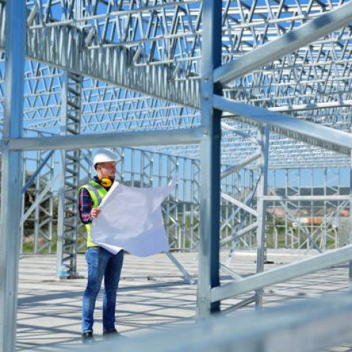 Engineer At Construction Site