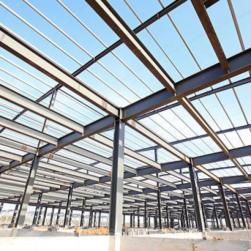 Steel frame structure